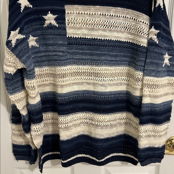 Polo Ralph Lauren Iconic Knit Flag Sweater With Stars NWT Size Large - Picture 7 of 10